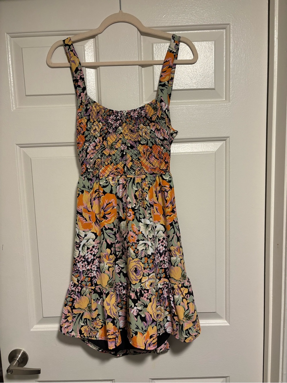 NEW Lulu's Floral Ruffle Sundress with Pastel Blooms